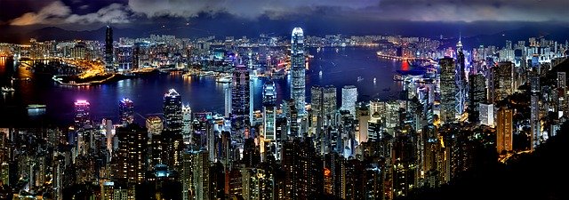 Panorama Hong Kongu s mrakodrapy